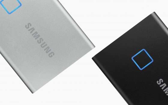 Samsung T7 Touch 500GB: 1050MB/s e sicurezza al top