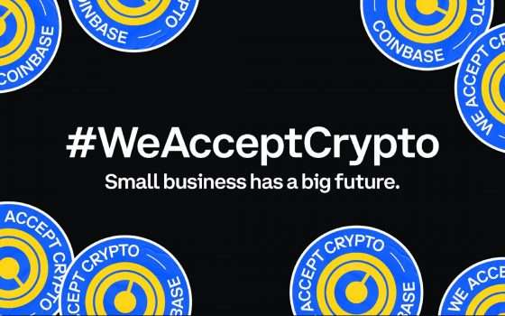 We Accept Crypto: Coinbase ti premia, ecco come!