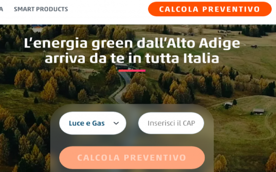 Alperia: blocca il prezzo e ottieni BONUS di 20 € e 2% di sconto