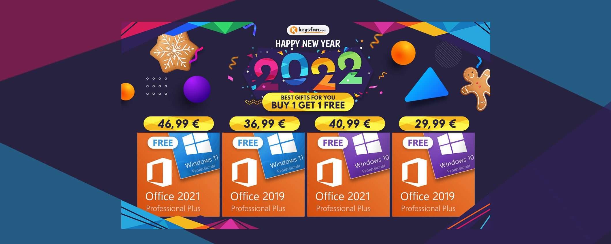 Saldi di Capodanno, compri Office e Windows è in regalo