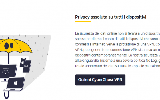 CyberGhost VPN ti protegge dai rischi Apache Log4j