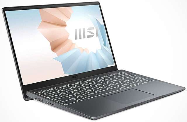 Il laptop MSI Modern 14