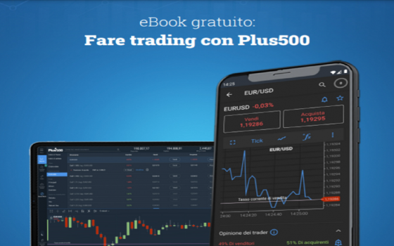 Plus500 inizia gratis con ebook e conto demo!