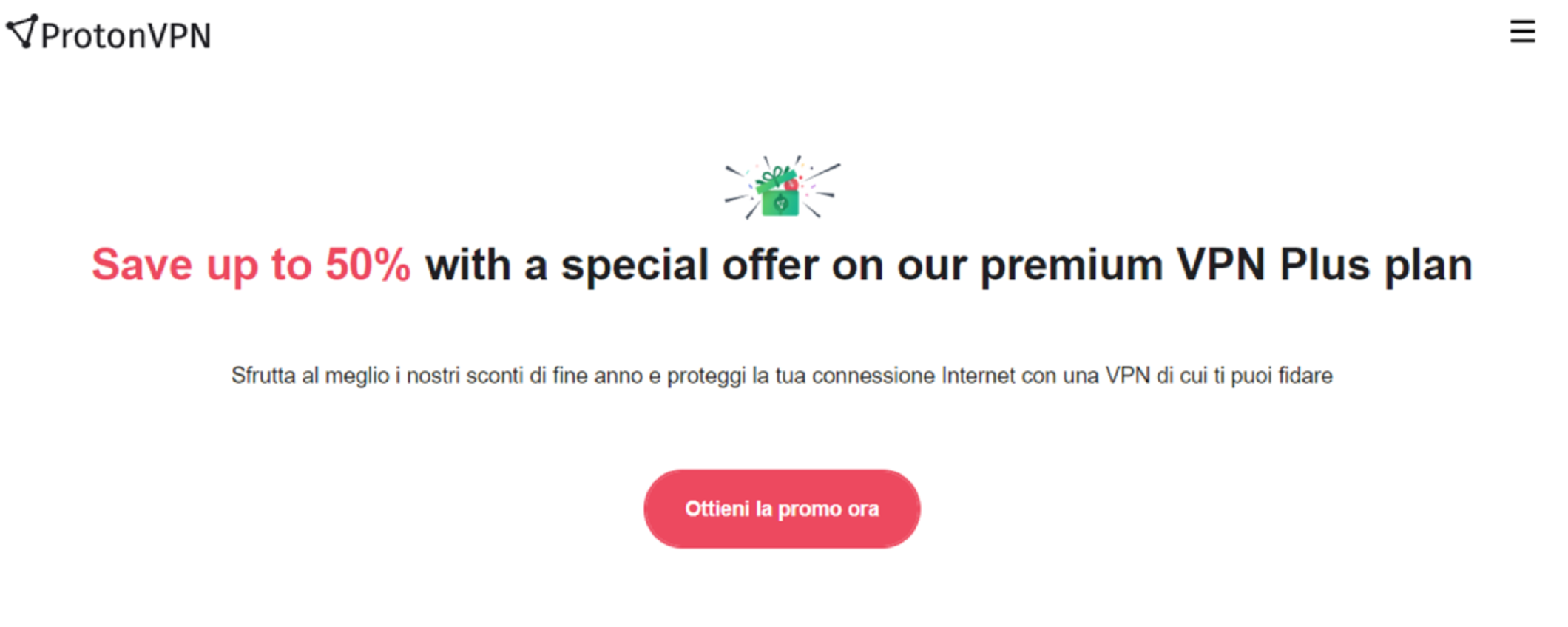 ProtonVPN: 50% di sconto per 24 mesi a 4,99 mese!