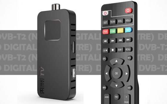 Decoder DVB-T2 in formato Mini Stick: COUPON Amazon