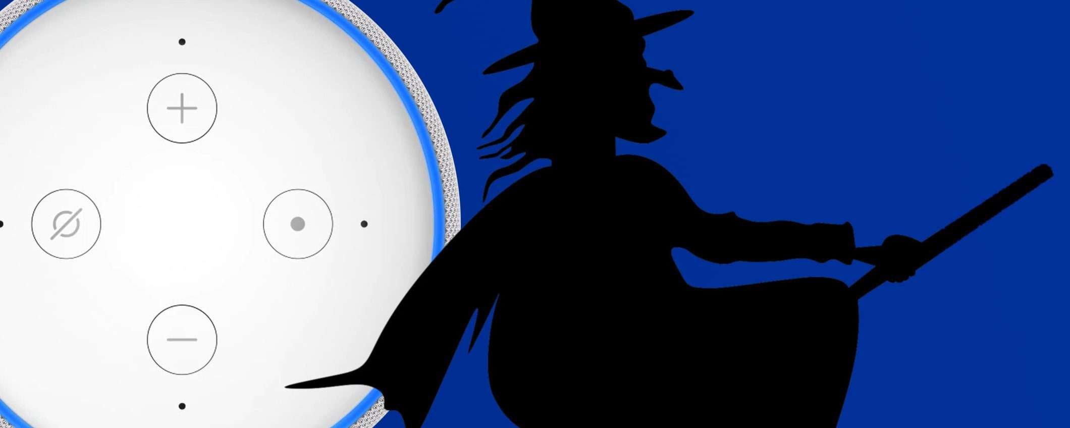 Echo Dot è regalato (-60%): Alexa vestita da Befana