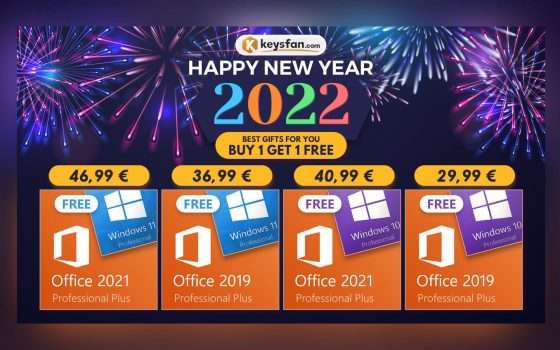 Saldi di Capodanno, compri Office e Windows è in regalo