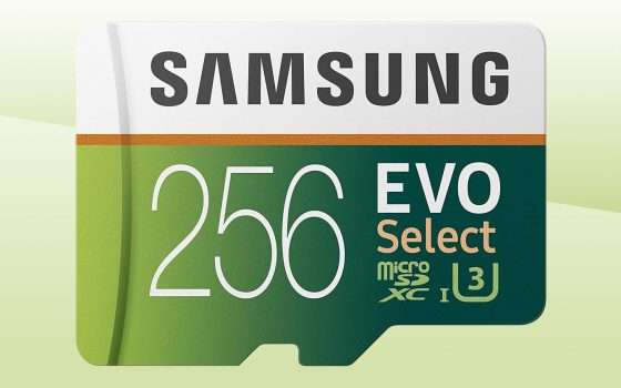 Questa microSD da 256 GB di Samsung costa la metà