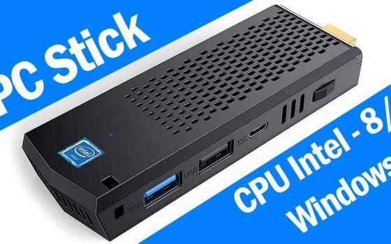 Mini PC Stick (Intel, 8/128GB) al prezzo minimo