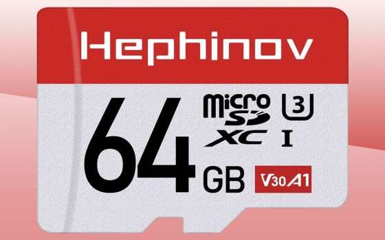 MicroSD 64 GB (con adattatore) a prezzo stracciato