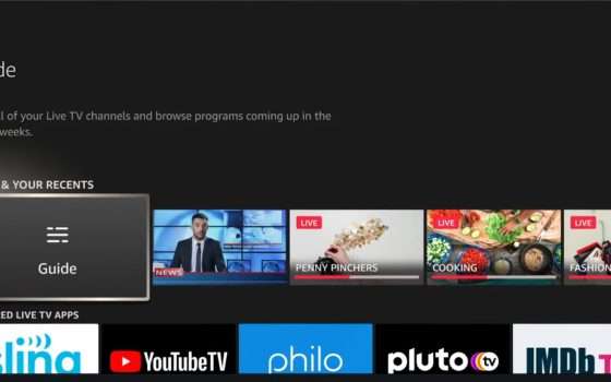 Amazon Fire TV Stick: novità per la guida TV