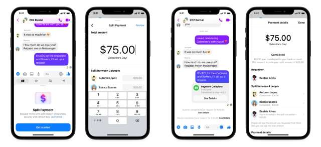 Messenger Split Payments