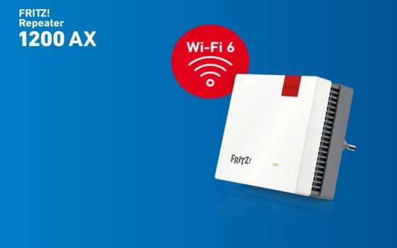 AVM Fritz!Repeater 1200 AX: Wi-Fi 6 per tutta la casa in sconto