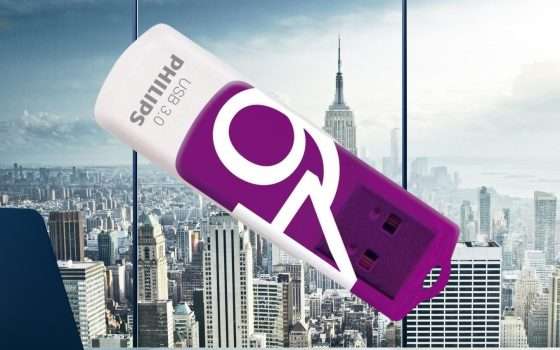 Chiavetta USB da 64 GB: con Philips non scherzi anche perché costa 9€