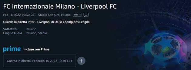 Inter - Liverpool