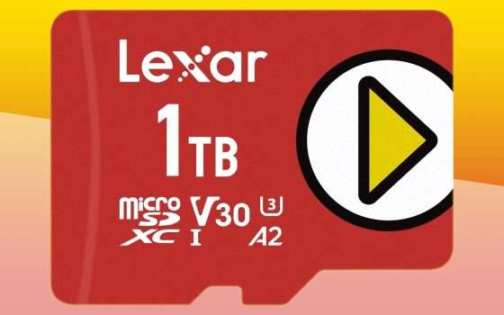 La microSD 1 TB di Lexar al PREZZO MINIMO STORICO