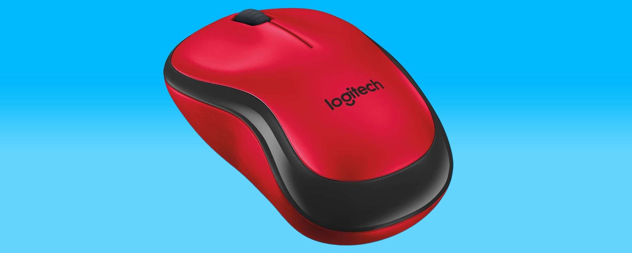 Mouse, MOUSE OTTICO SILENZIOSO WIRELESS ROSSO