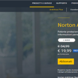 Norton AntiVirus Plus scontato del 42% su Pc o Mac