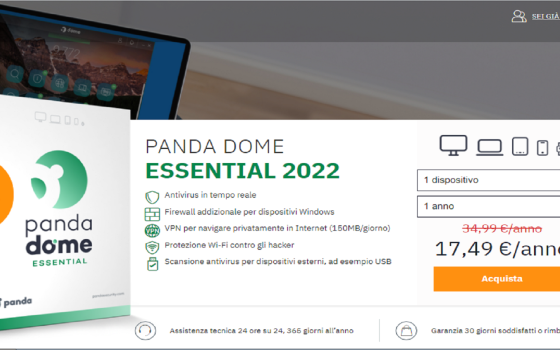 Panda Dome Advance a 17,99: come approfittarne