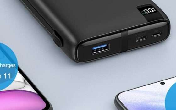 Powerbank IMBATTIBILE: 6 ricariche assicurate e RAPIDE (per poco)