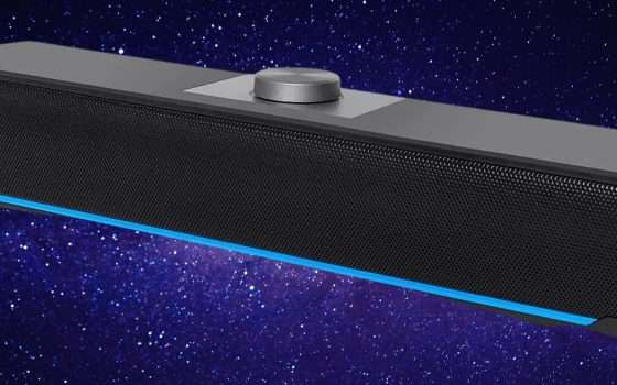 22€ per una soundbar COMPATTA 2 in 1 che ti svolta la vita