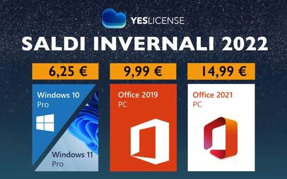 Office e Windows: licenza a vita, PREZZO STRACCIATO