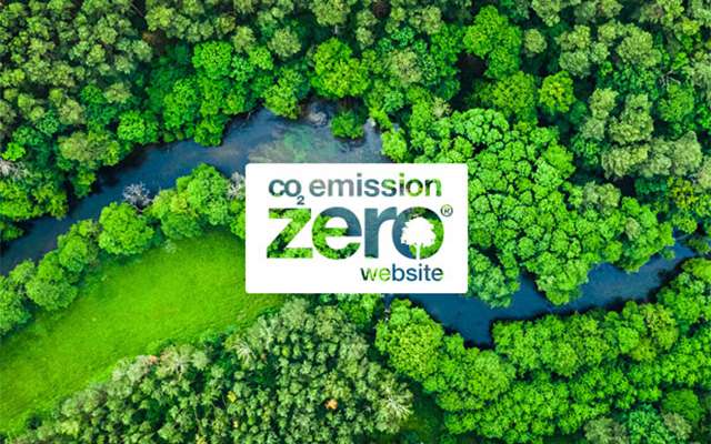 Il badge CO2 Emission Zero Website per i siti del Gruppo TIM