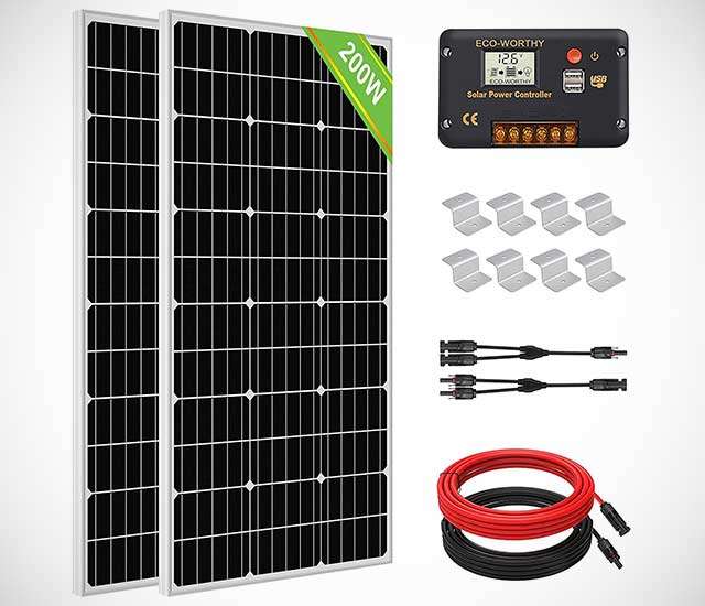 Kit fotovoltaico 100 W 12 V