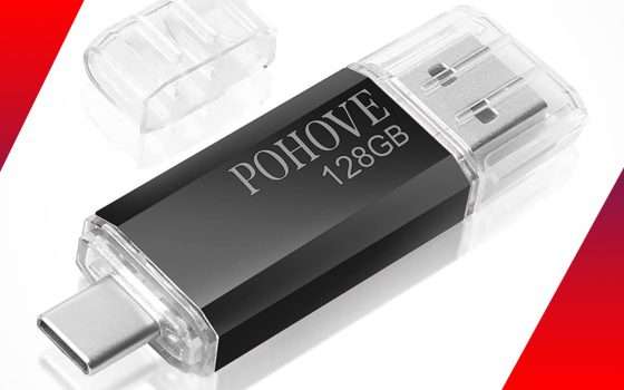 Pendrive 128 GB con doppio connettore : guarda qui