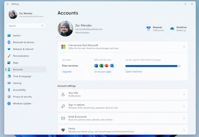 Windows 11 pagamenti account Microsoft