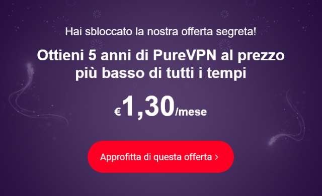 PureVPN - offerta segreta