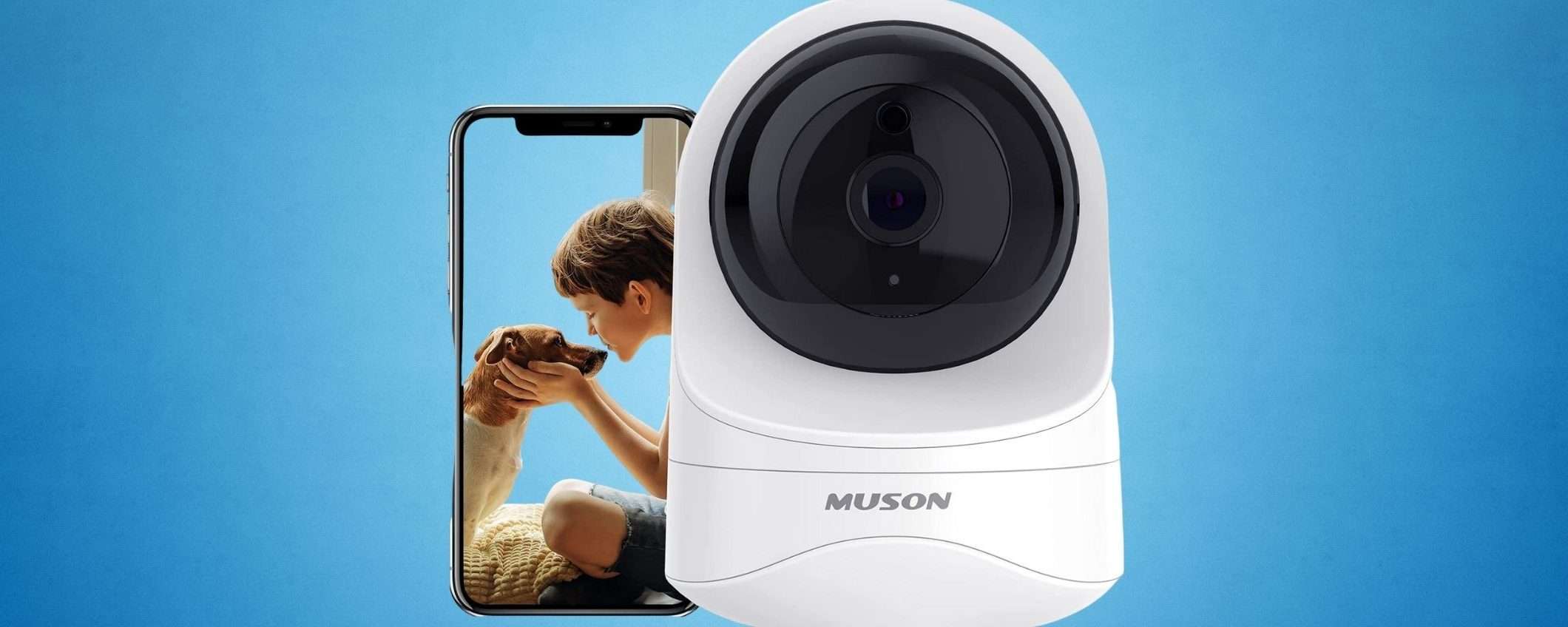 Videocamera WiFi di sorveglianza: doppio sconto, FOLLIA Amazon