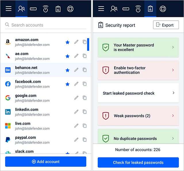 Il nuovo Password Manager di Bitdefender