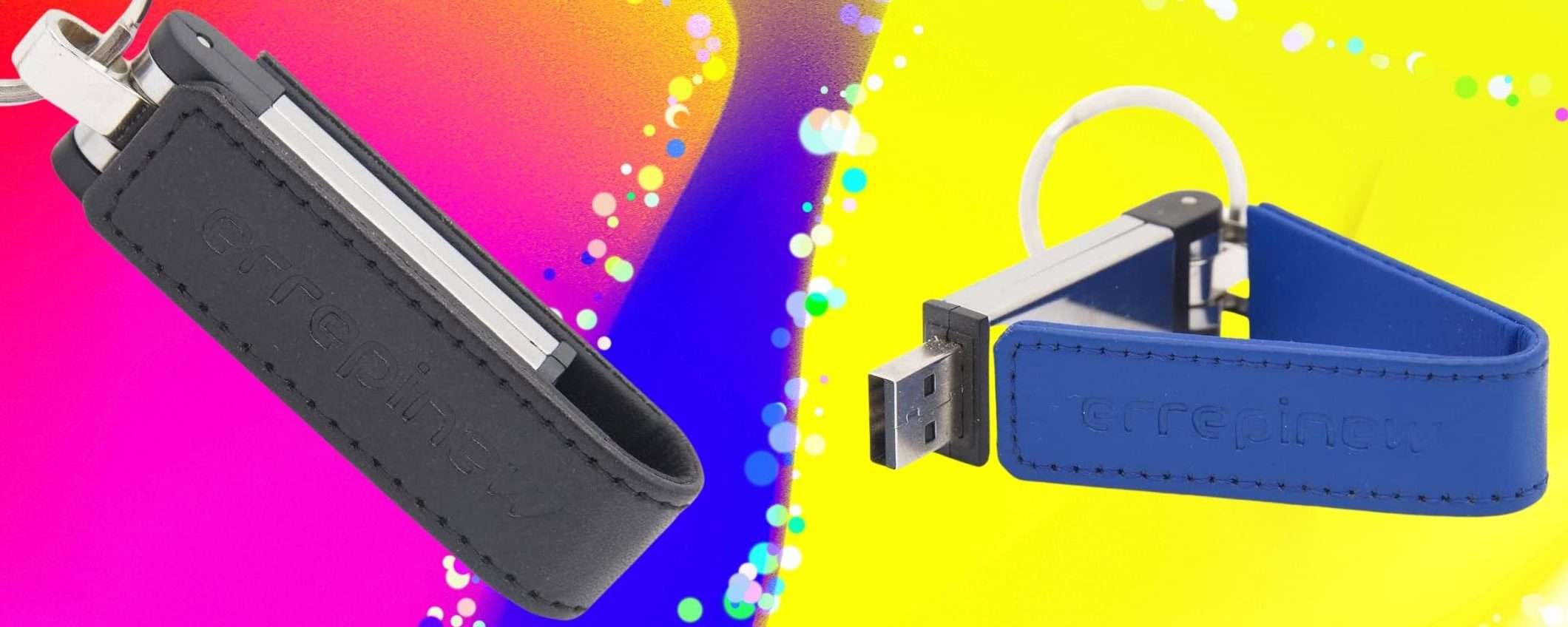 E come fai a perderla questa chiavetta USB 128GB portachiavi (13€)