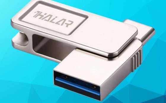 Chiavetta USB 32 GB, doppio connettore, velocità MASSIMA (8€)