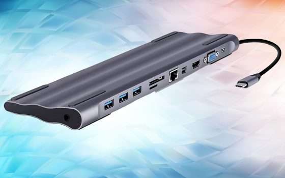 HUB USB-C e docking station tutto in 1 e a metà prezzo