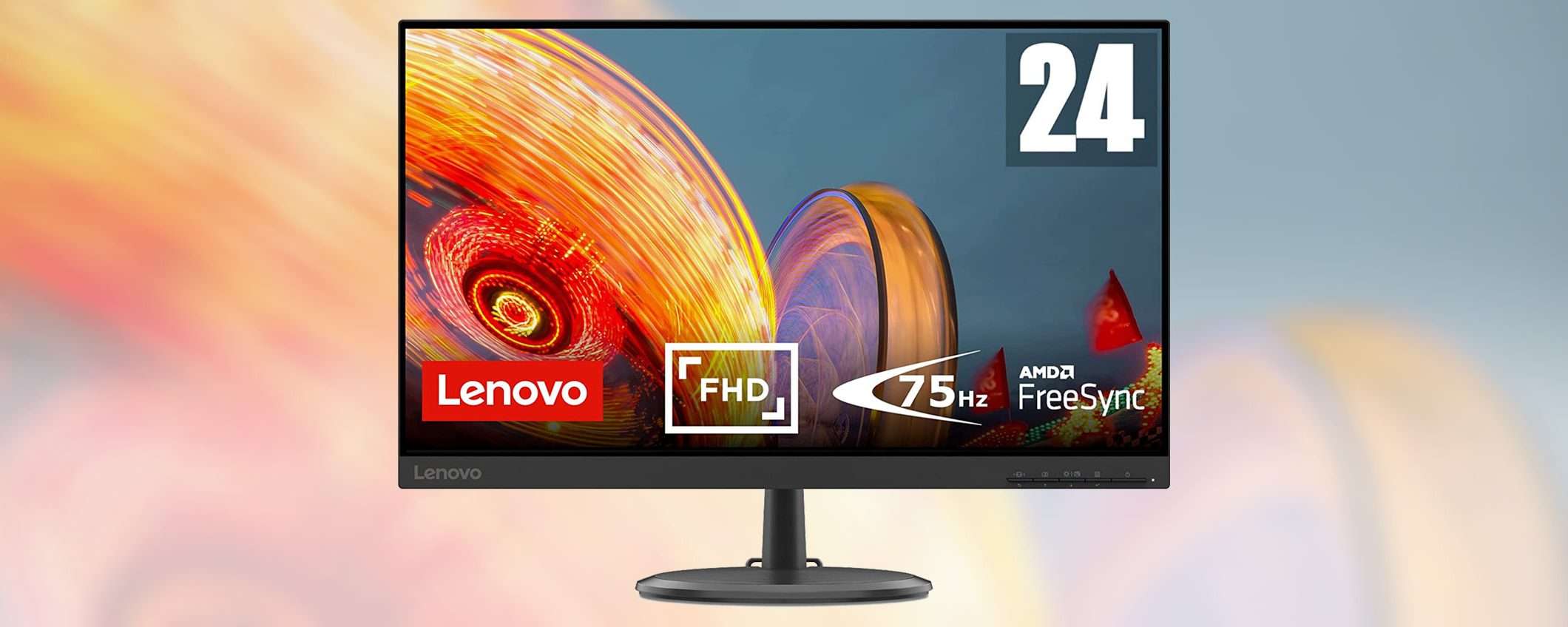 Lenovo C24-25: il monitor al PREZZO MINIMO STORICO