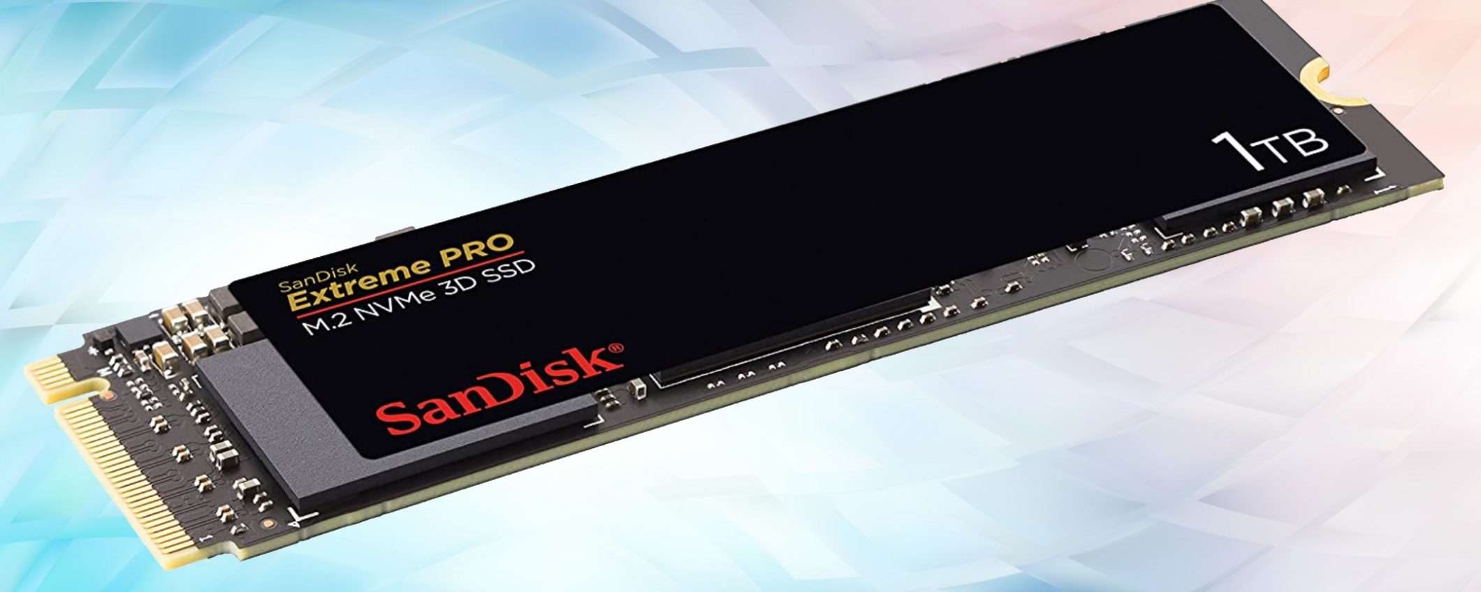 SanDisk Extreme PRO 1TB: l'SSD NVMe al prezzo di un SATA