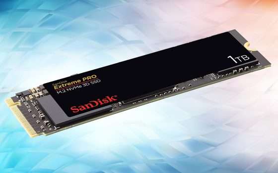 SanDisk Extreme PRO 1TB: l'SSD NVMe al prezzo di un SATA