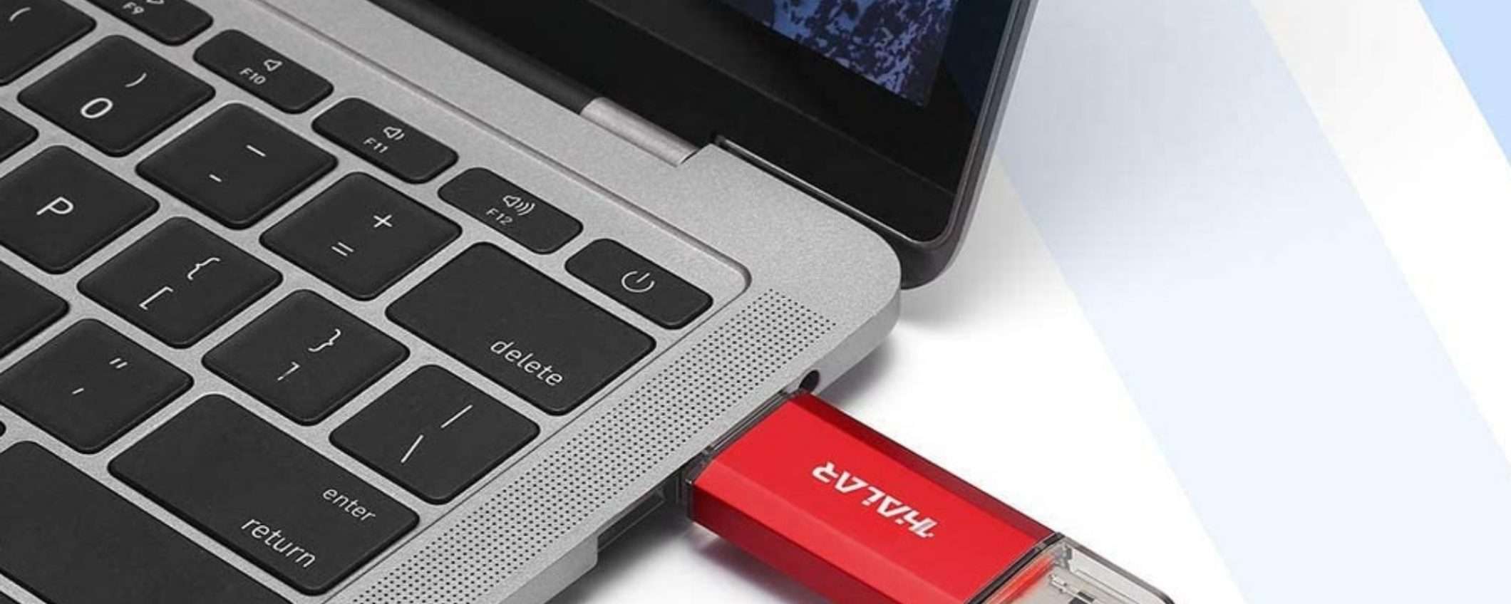 Pendrive 2 in 1 da 64GB e 129MB/s a soli 12 euro su Amazon