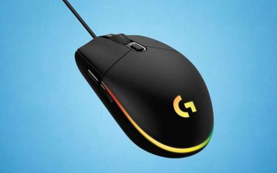 Mouse Logitech G203 da gaming: 8000 DPI a meno di 20 euro