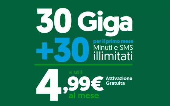 Very: PROMO con 60GB a meno di 5 euro al mese