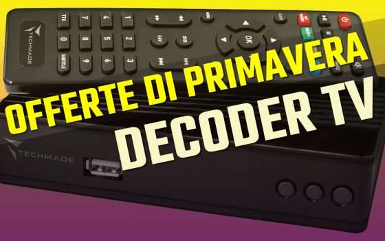 Offerte di Primavera: decoder TV a prezzo stracciato