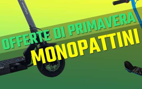 Offerte di Primavera Amazon: monopattini elettrici