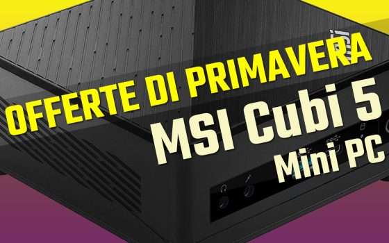 MSI Cubi 5: SCONTO ENORME sul Mini PC (-270€)