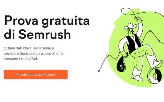 Semrush prova gratuita 7 giorni