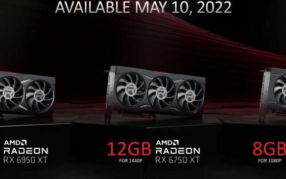 AMD Radeon RX 6000: tre schede con memoria più veloce