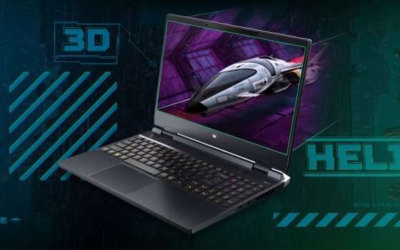 Acer Predator Helios 300: visione 3D senza occhiali