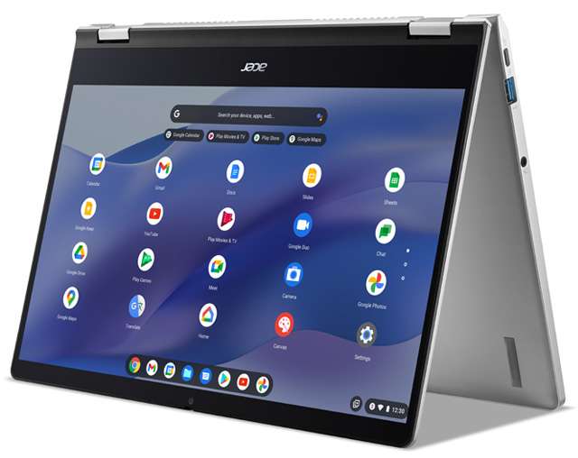 Il design di Acer Chromebook Spin 514, votato alla versatilità