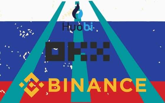 Binance, OKX e Huobi potrebbero affrontare sanzioni contro la Russia